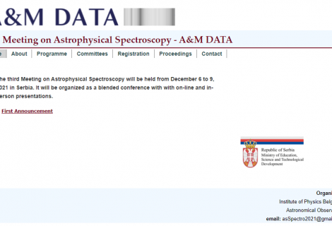 The III Meeting on Astrophysical Spectroscopy, DECEMBAR 2021