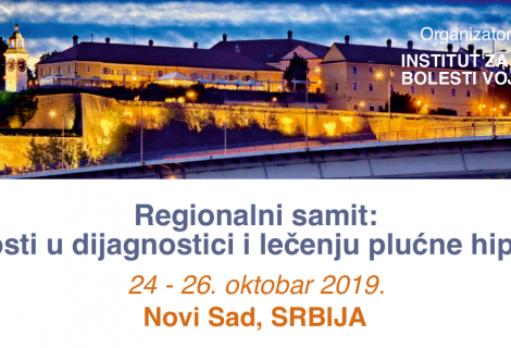 Regionalni samit: Aktuelnosti u dijagnostici i lečenju plućne hipertenzije, Oktobar – 2019