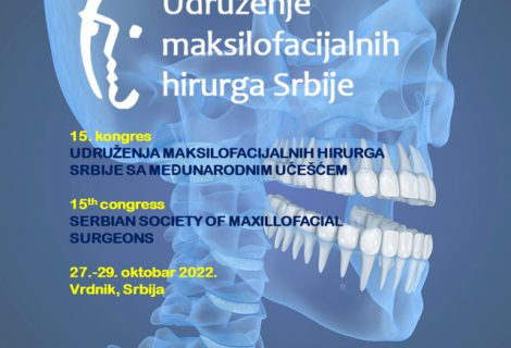 XV Kongres maksilofacijalnih hirurga Srbije sa međunarodnim učešćem, OKTOBAR 2022