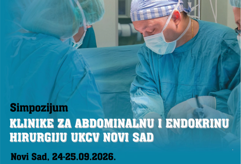 SIMPOZIJUM KLINIKE ZA ABDOMINALNU I ENDOKRINU HIRURGIJU UKCV NOVI SAD, septembar 2026.